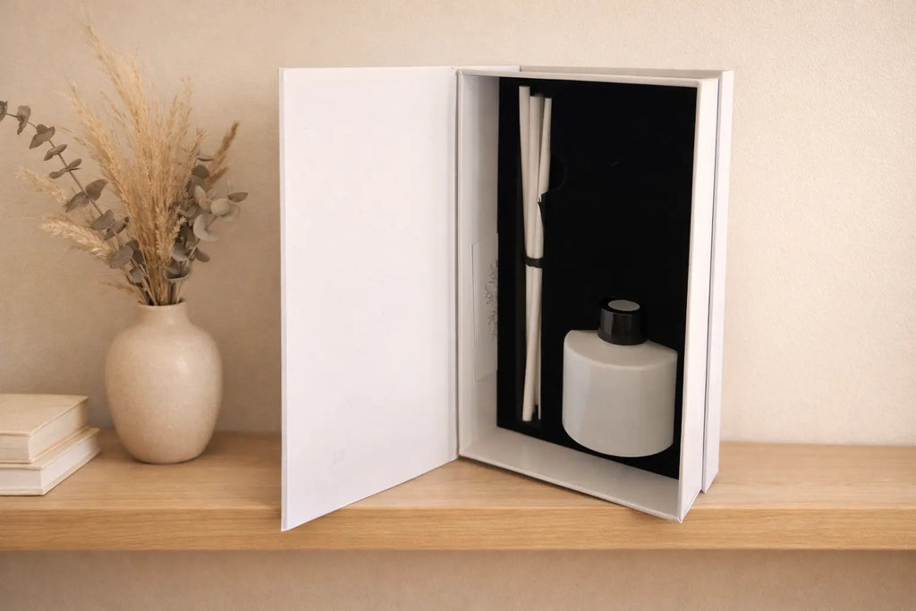 100ml White Gloss Reed Diffuser - GIFT BOXED Fresh & Fragrant Essentials